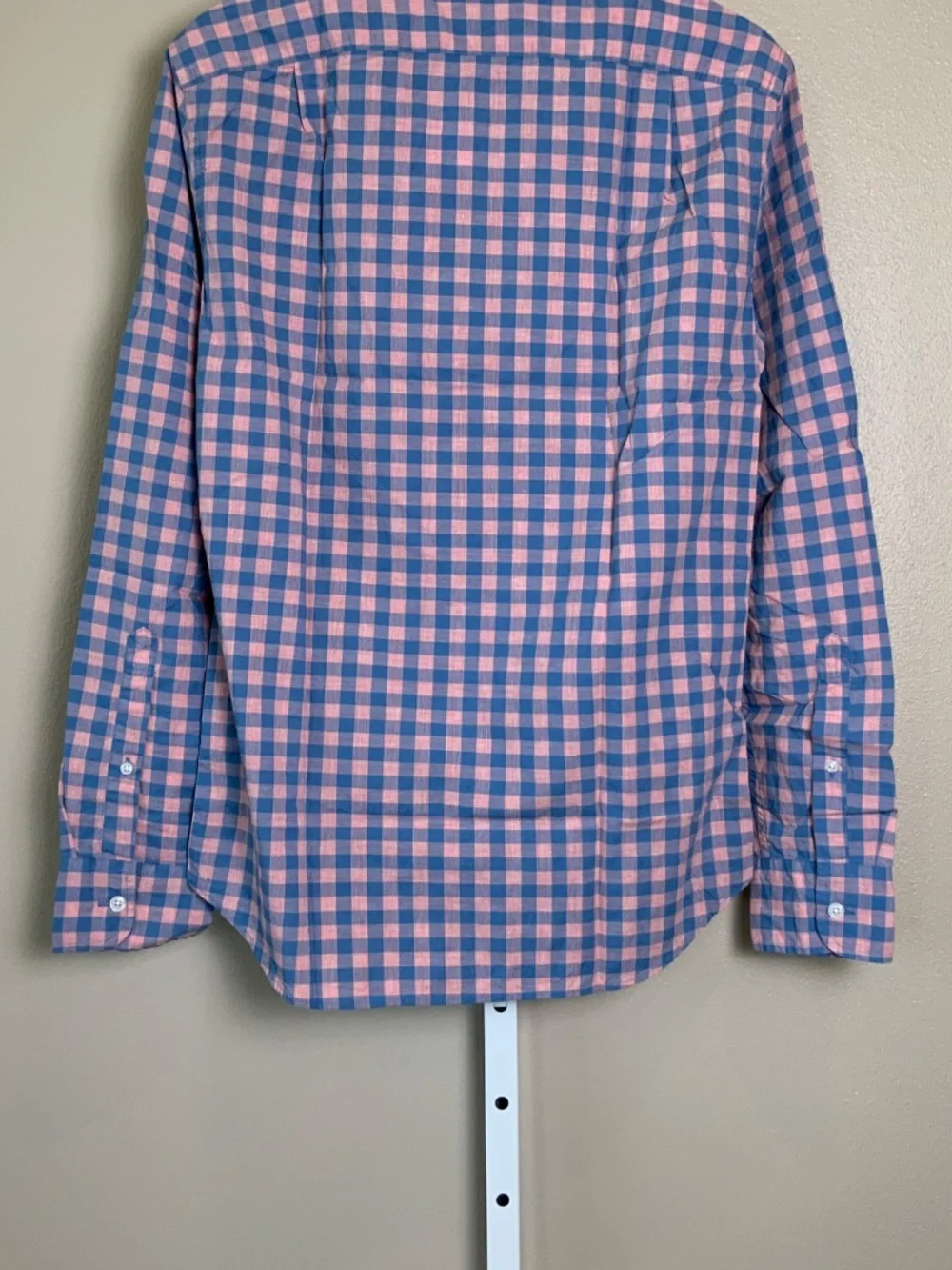 J. Crew Slim Heathered Cotton Gingham Button Down Oxford Shirt